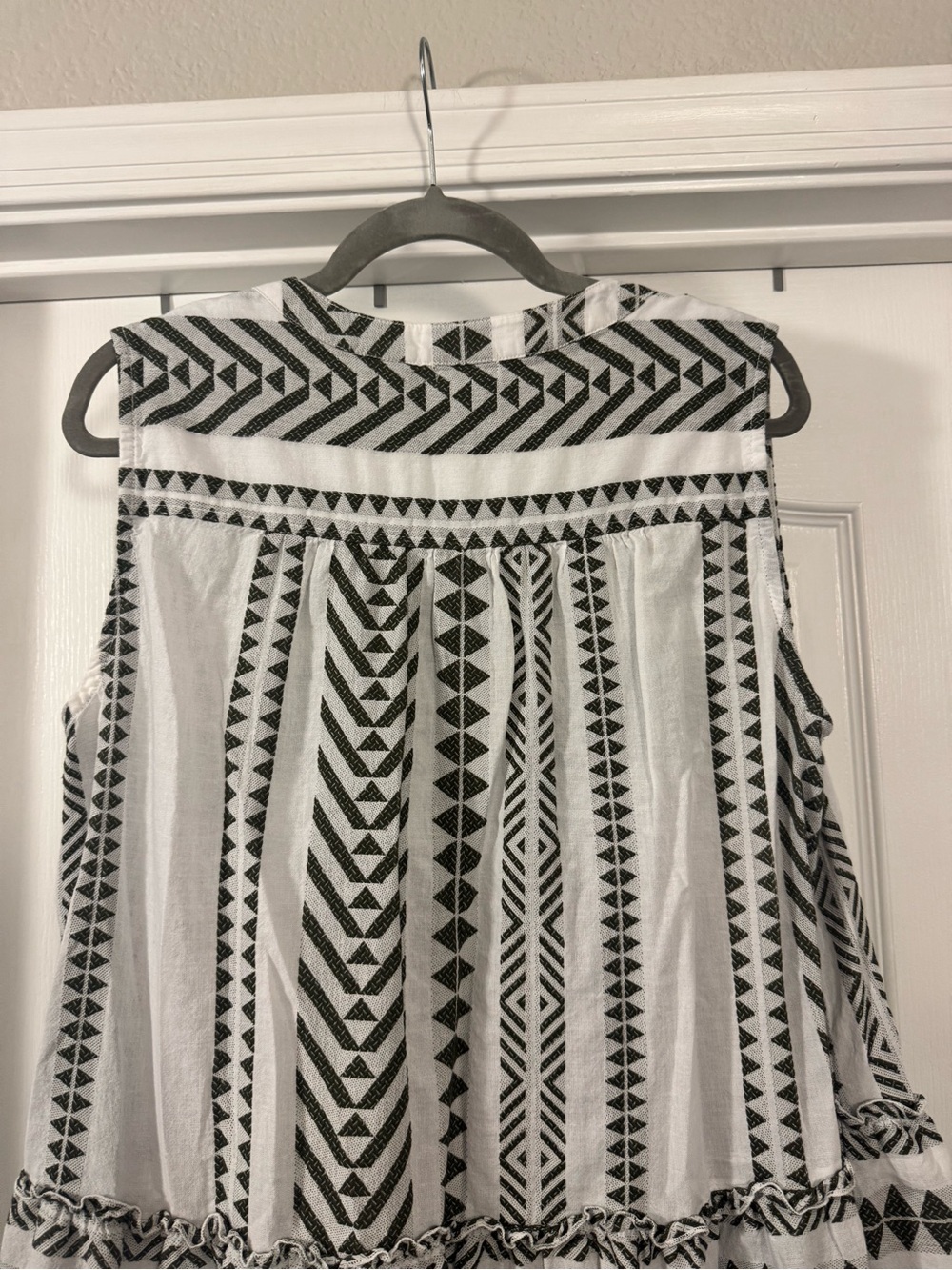 Dylan Alexa Sleeveless Geometric Tiered Mini Dress - Picture 10 of 12